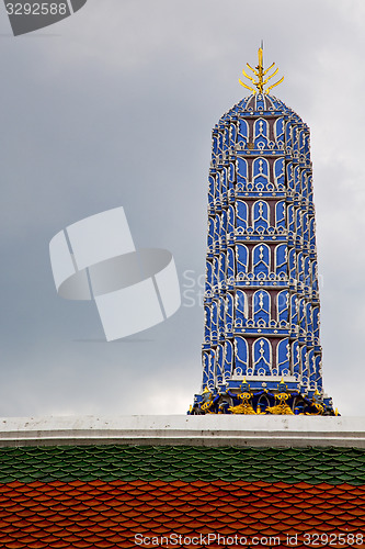 Image of  thailand  bangkok in   asia sky    and  colors   mosaic