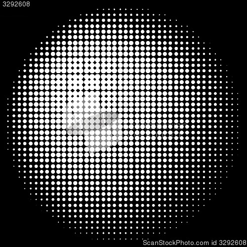 Image of Halftone Circle Texture 