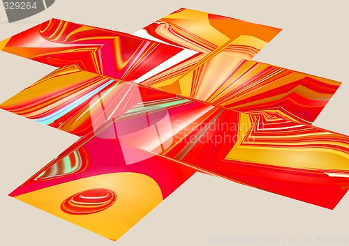 Image of Abstract 3d background