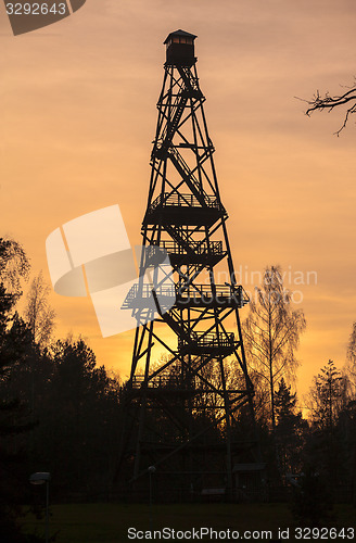 Image of Forest fire watch tower