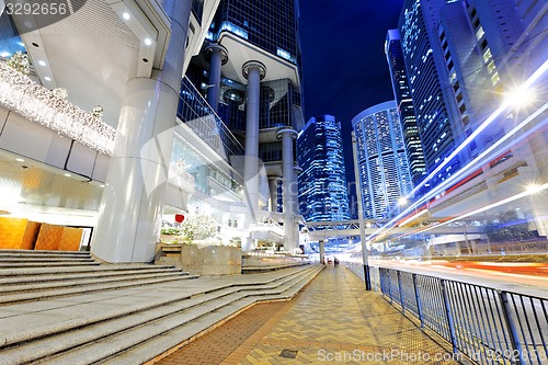 Image of hong kong traffic night