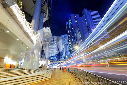Image of hong kong traffic night