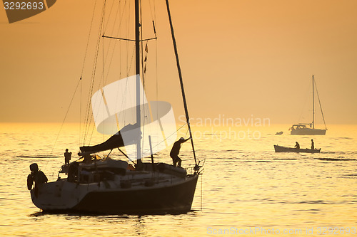 Image of Boats in Adriatic sea