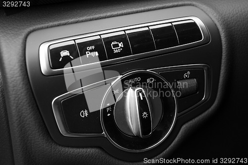 Image of Closeup photo of car interiors 