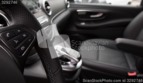 Image of Closeup photo of car interiors 