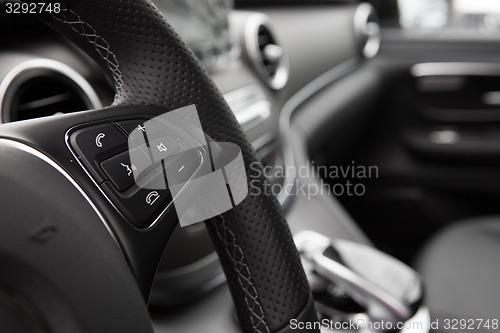 Image of Closeup photo of car interiors 