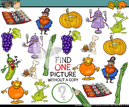 Image of find single picture game cartoon