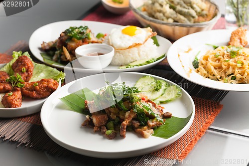 Image of Authentic Thai Food Dishes