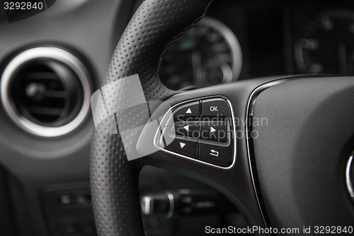 Image of Closeup photo of car interiors 