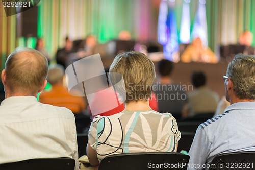 Image of Audience in the lecture hall.