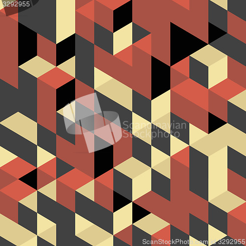 Image of Abstract 3d geometrical background. Mosaic. 