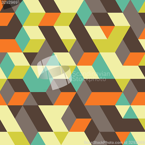 Image of Abstract geometrical 3d background. 