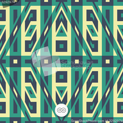 Image of Seamless geometric background. Mosaic. 