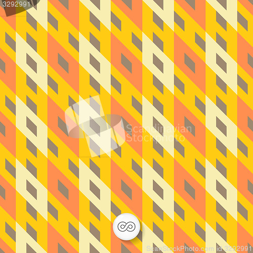 Image of Seamless mosaic pattern. Geometric background. 