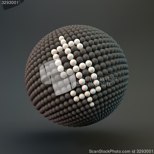 Image of Dollar icon. Web sign. Design element. 3d vector illustration.