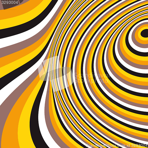 Image of Abstract swirl background. Pattern with optical illusion. 