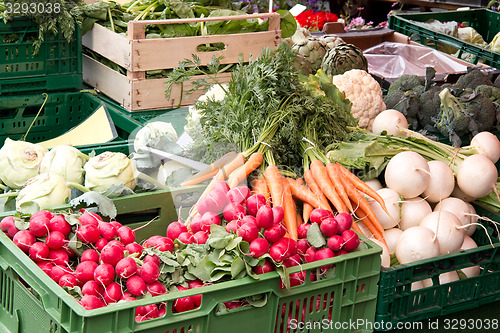 Image of Fresh vegetables from market