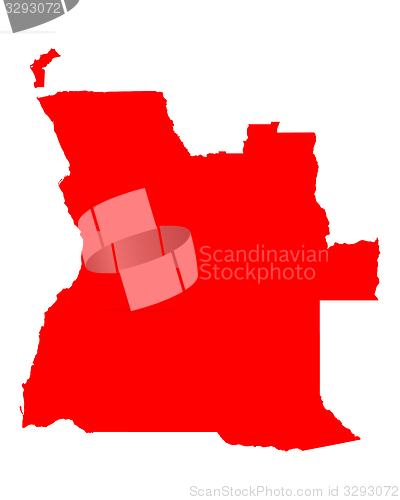 Image of Map of Angola