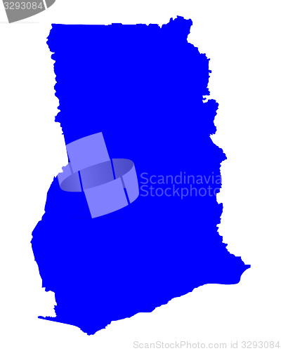 Image of Map of Ghana