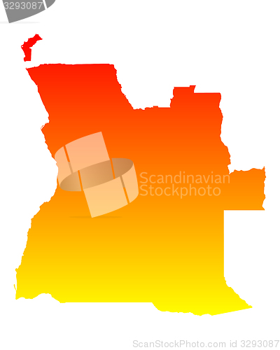 Image of Map of Angola