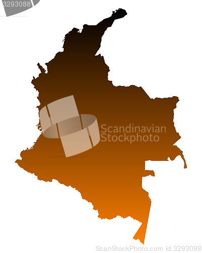 Image of Map of Colombia