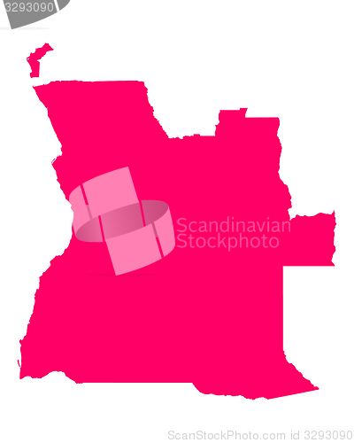 Image of Map of Angola