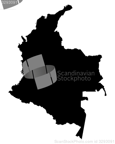 Image of Map of Colombia