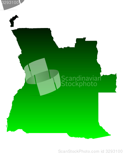 Image of Map of Angola