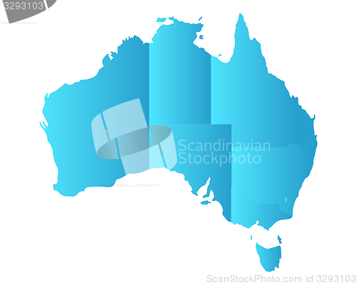 Image of Map of Australia