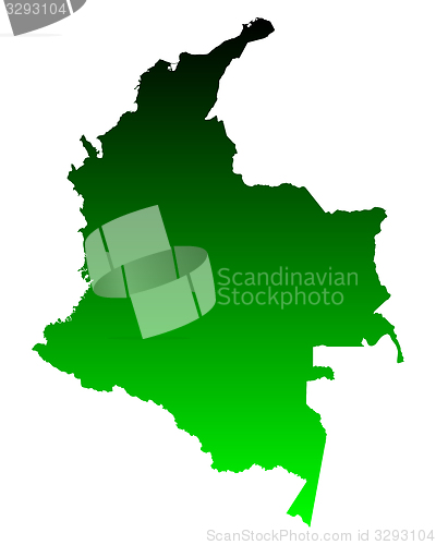 Image of Map of Colombia