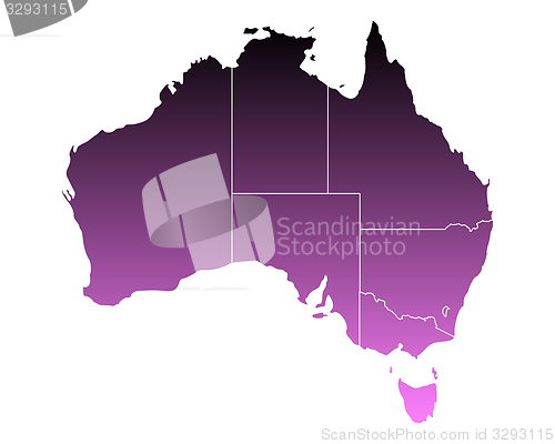 Image of Map of Australia