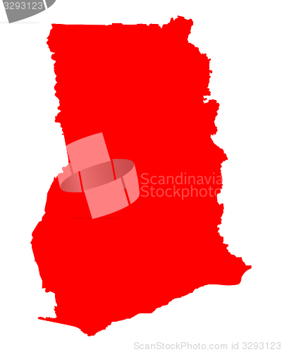 Image of Map of Ghana
