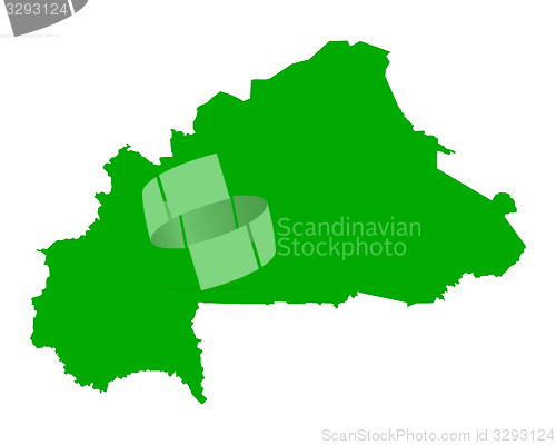 Image of Map of Burkina Faso