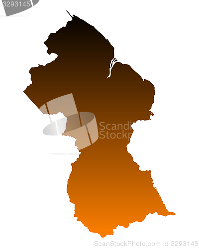 Image of Map of Guyana