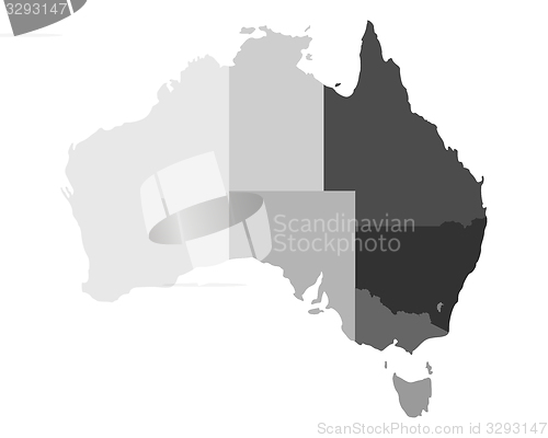 Image of Map of Australia