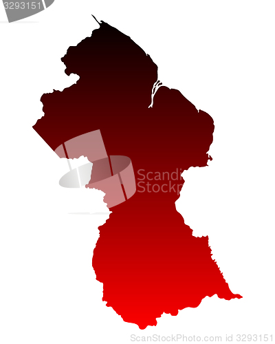 Image of Map of Guyana