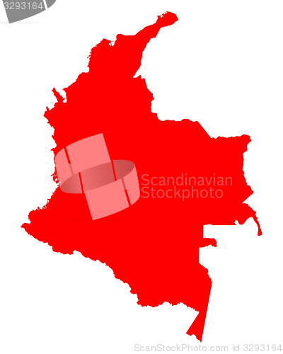Image of Map of Colombia