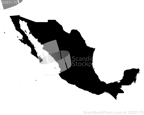 Image of Map of Mexico