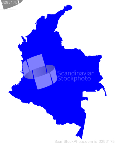 Image of Map of Colombia