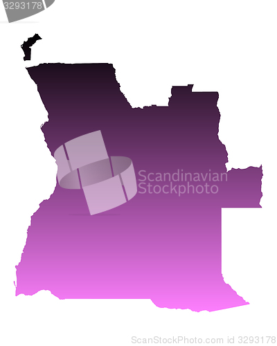 Image of Map of Angola