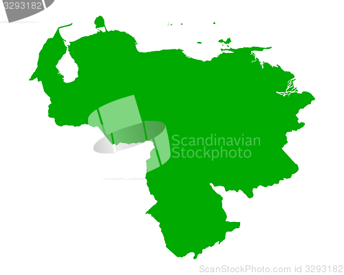 Image of Map of Venezuela