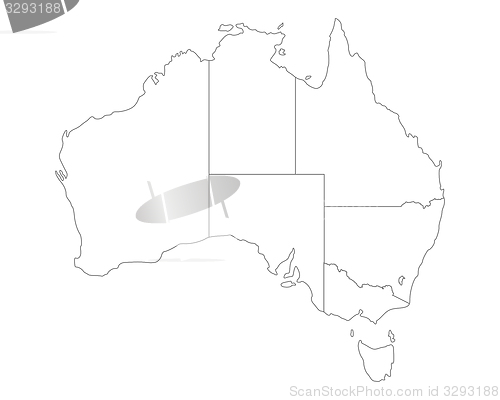 Image of Map of Australia