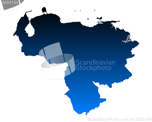 Image of Map of Venezuela