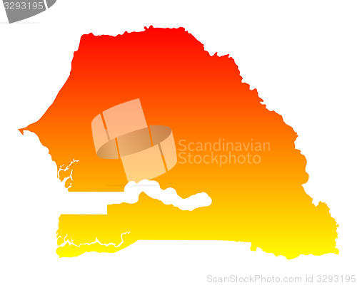 Image of Map of Senegal