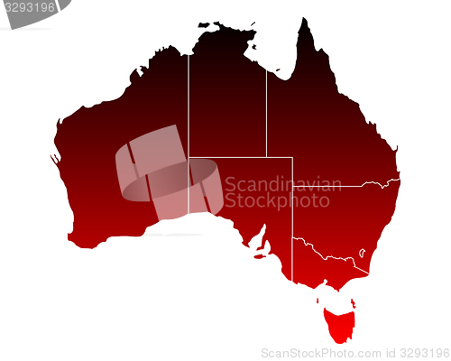 Image of Map of Australia