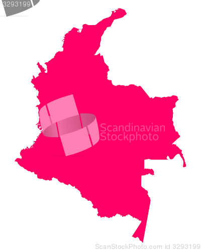 Image of Map of Colombia