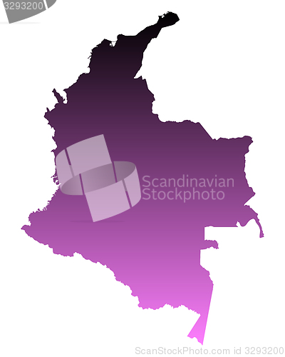 Image of Map of Colombia