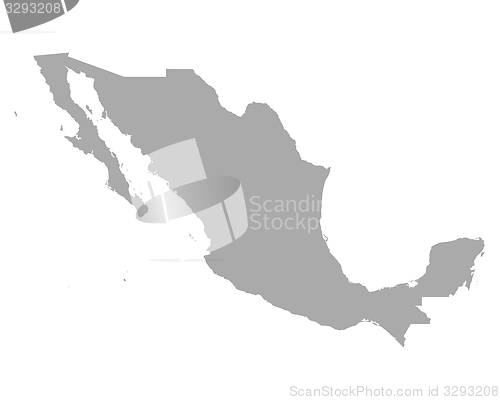 Image of Map of Mexico