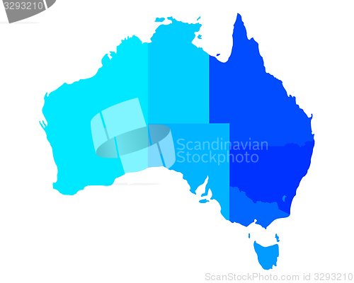 Image of Map of Australia