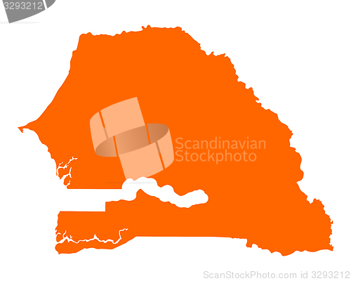 Image of Map of Senegal